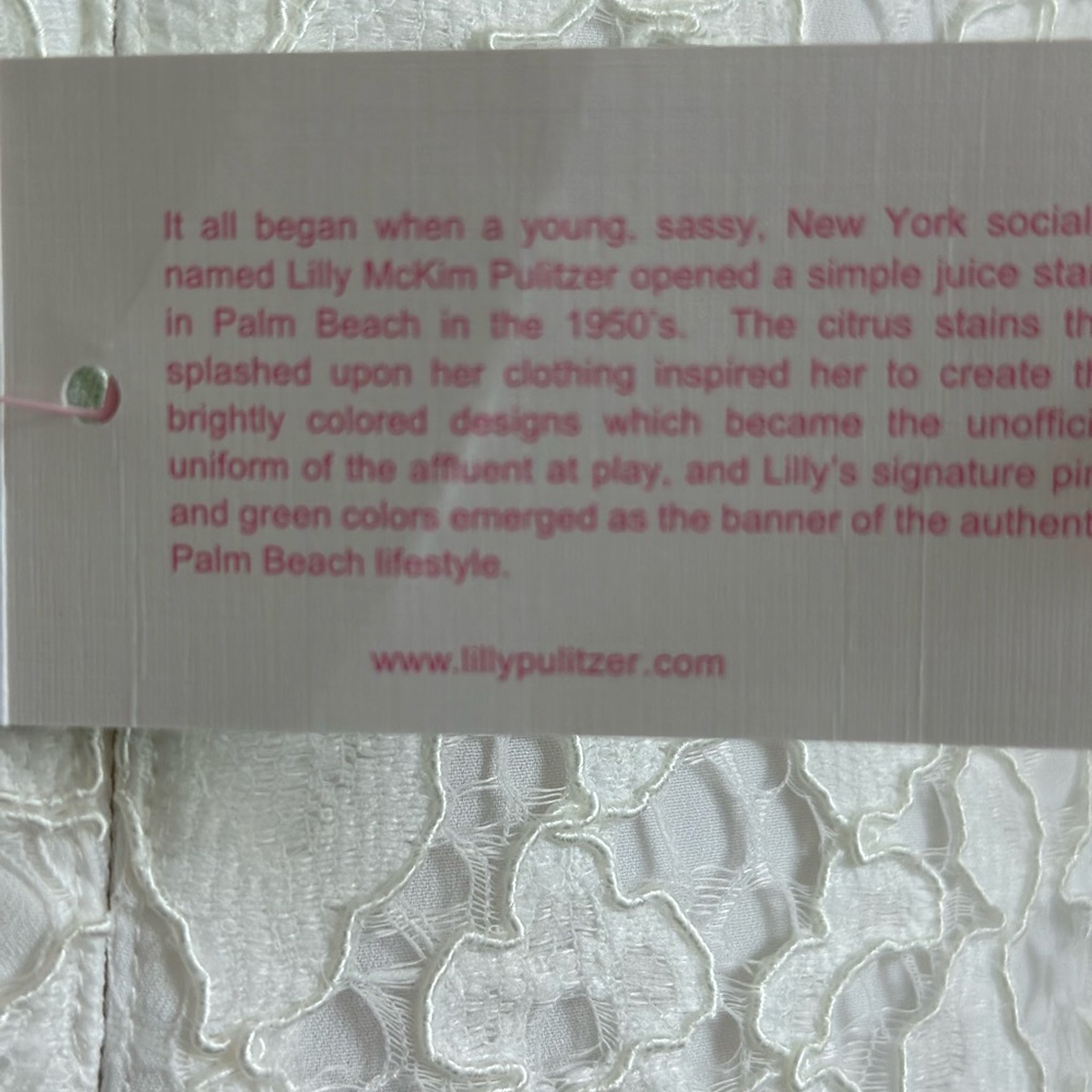 Lilly Pulitzer Mila White Lace Dress - Picture 11 of 15